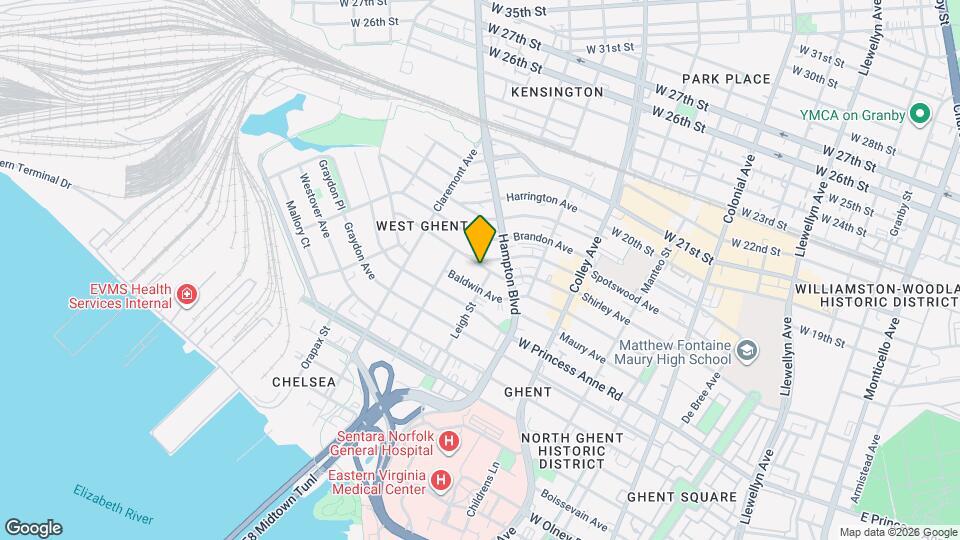 1009 Shirley Ave Mapa y Detalles de la Ubicación
