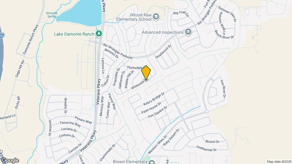 2082 Whitecliff Dr Map and Location Details