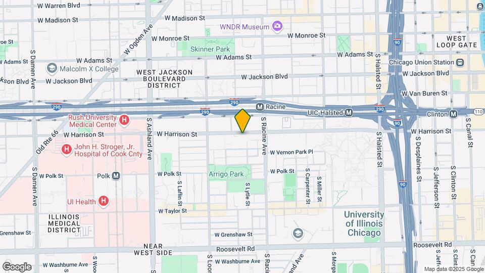 1260 W Harrison St Mapa y Detalles de la Ubicación