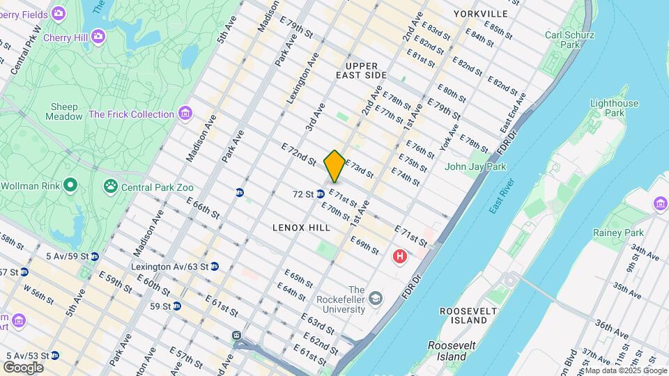 303 E 71st St Map and Location Details