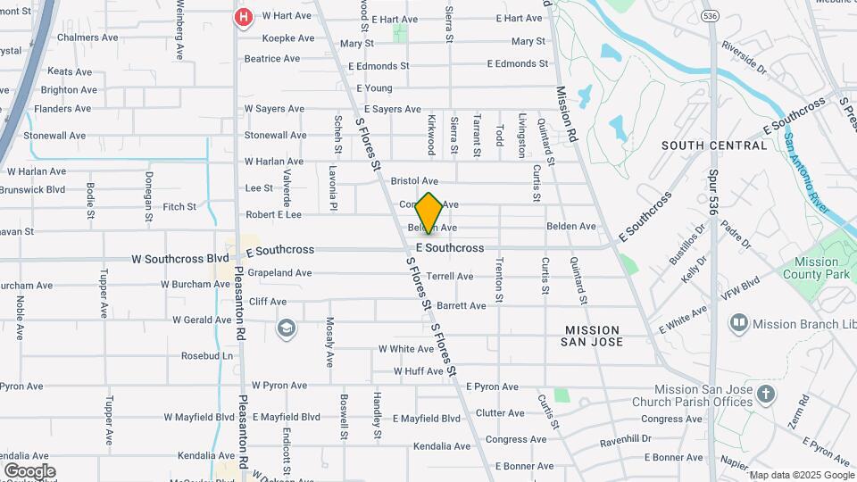 427 E Southcross Map and Location Details