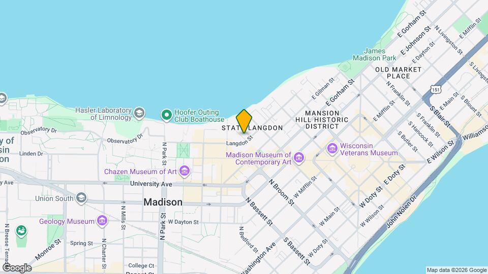 234 Langdon St Mapa y Detalles de la Ubicación