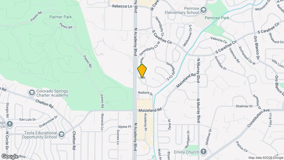2624 Hearthwood Ln Map and Location Details