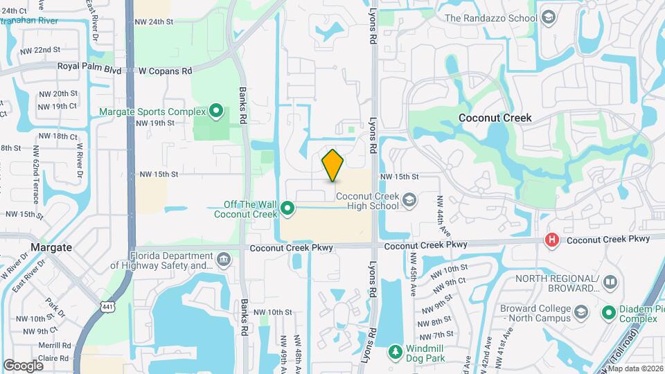 1451 NW 47th Ave Map and Location Details