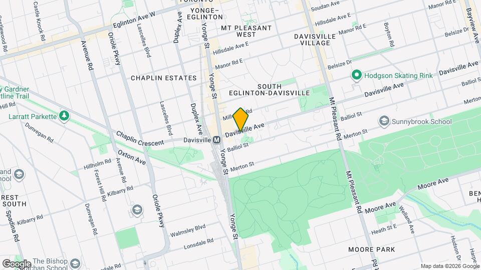 Davisville Village Map and Location Details