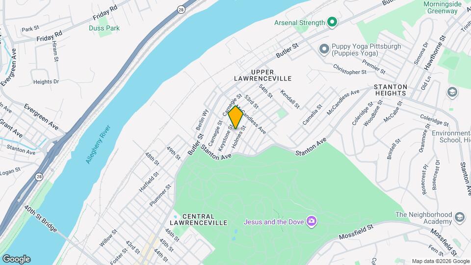 511 52nd St Map and Location Details