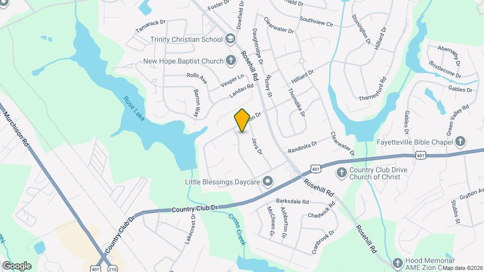 3460 McChoen Dr Map and Location Details