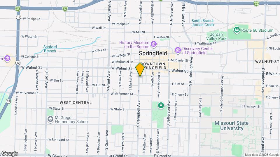 430 S Campbell Ave, Unit Suite 202 Map and Location Details