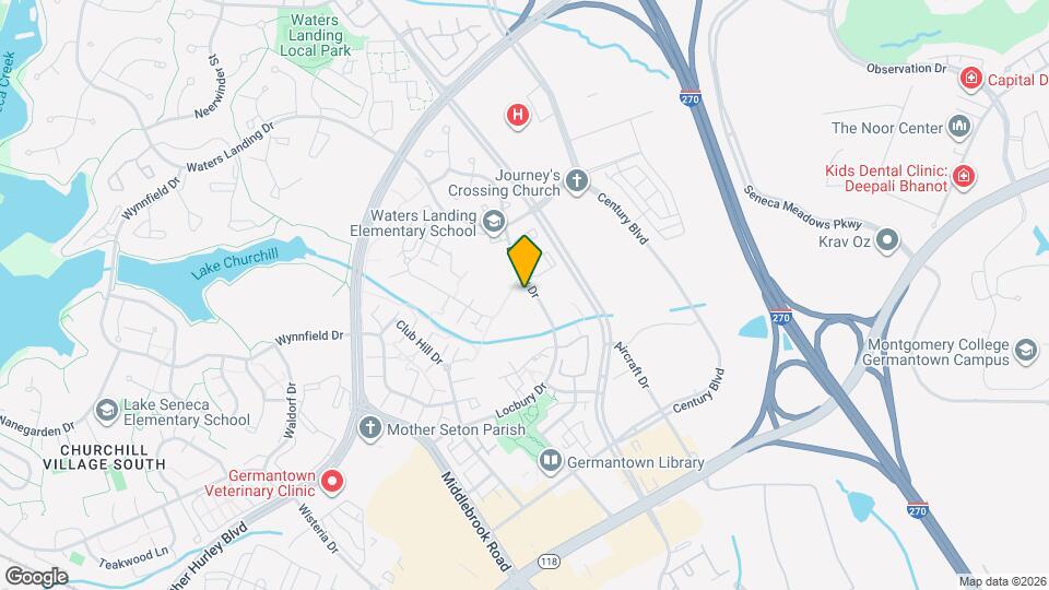 12901 Churchill Ridge Cir Map and Location Details