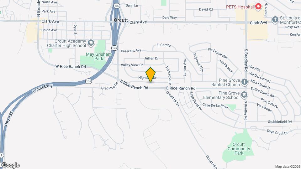 325 E Rice Ranch Rd Map and Location Details