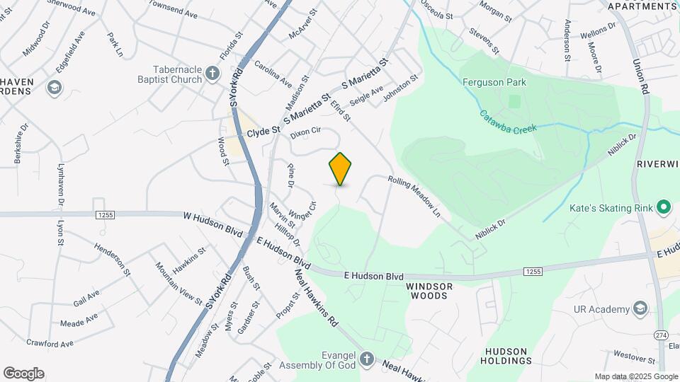 1800 Oak Valley Dr Mapa y Detalles de la Ubicación