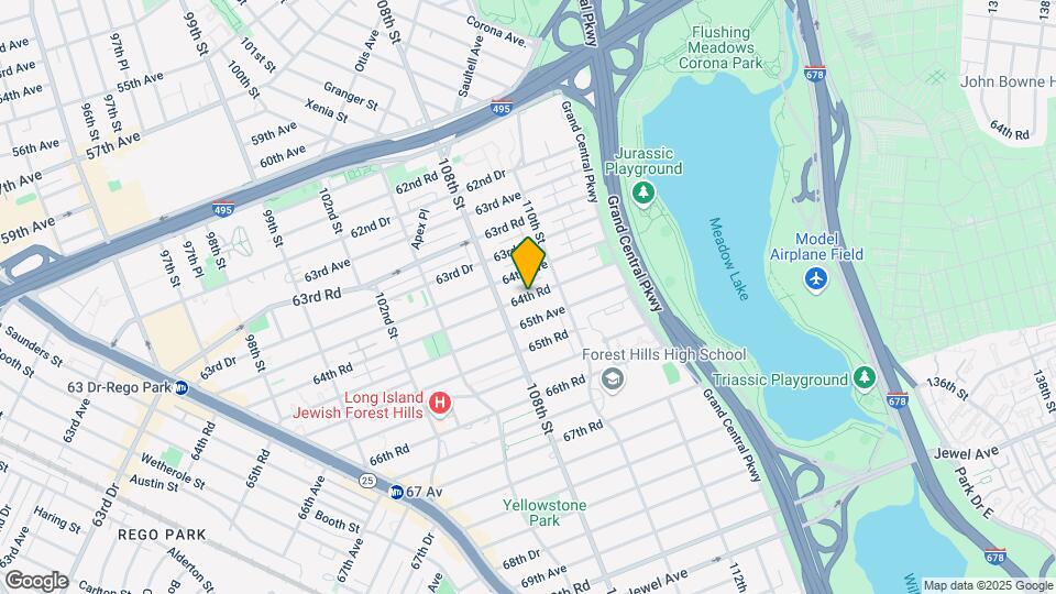 105-24 64th Rd Mapa y Detalles de la Ubicación