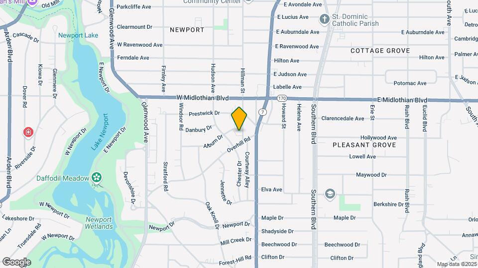 4200 Hillman Way Map and Location Details
