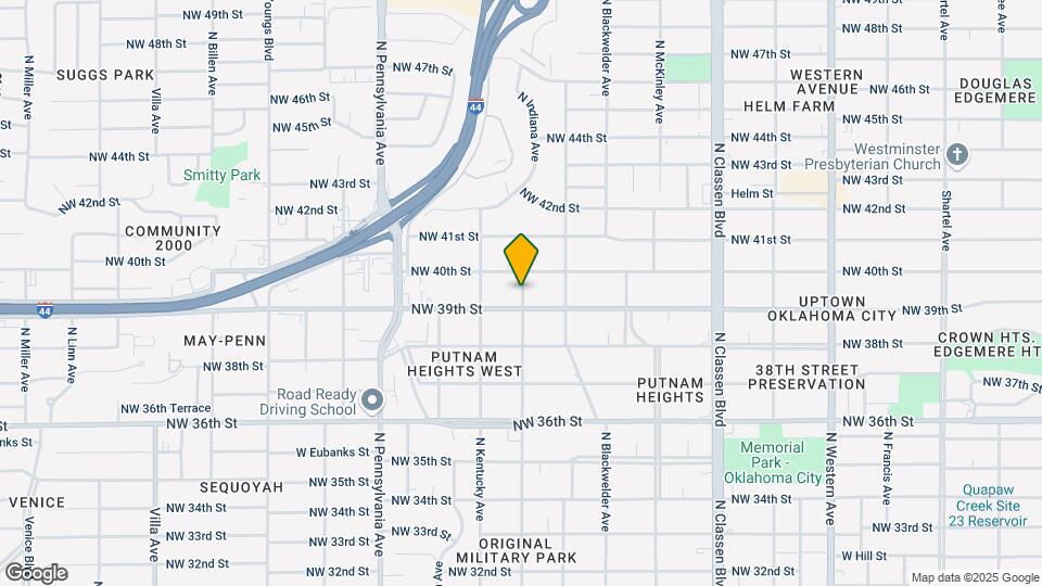 4009 N Indiana Ave Map and Location Details