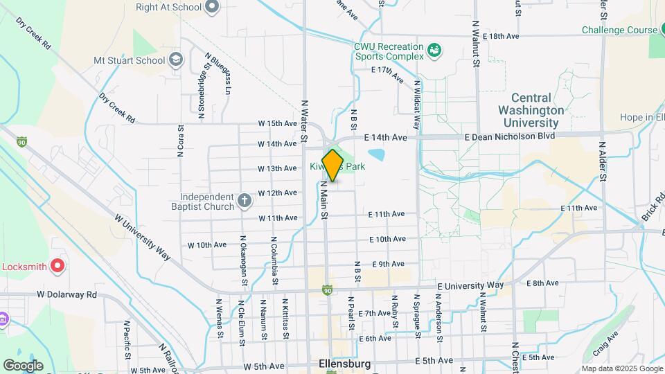 111 W 12th Ave Map and Location Details