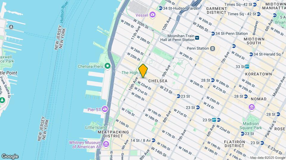 452 W 23rd St Map and Location Details
