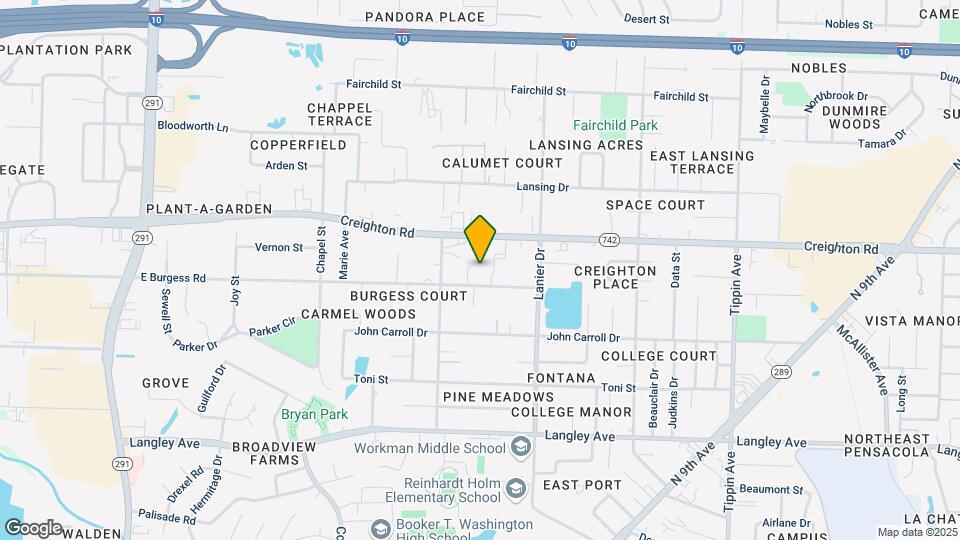 1512 E Burgess Rd Map and Location Details