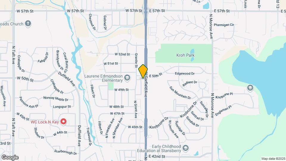 4950 Basswood Dr Map and Location Details
