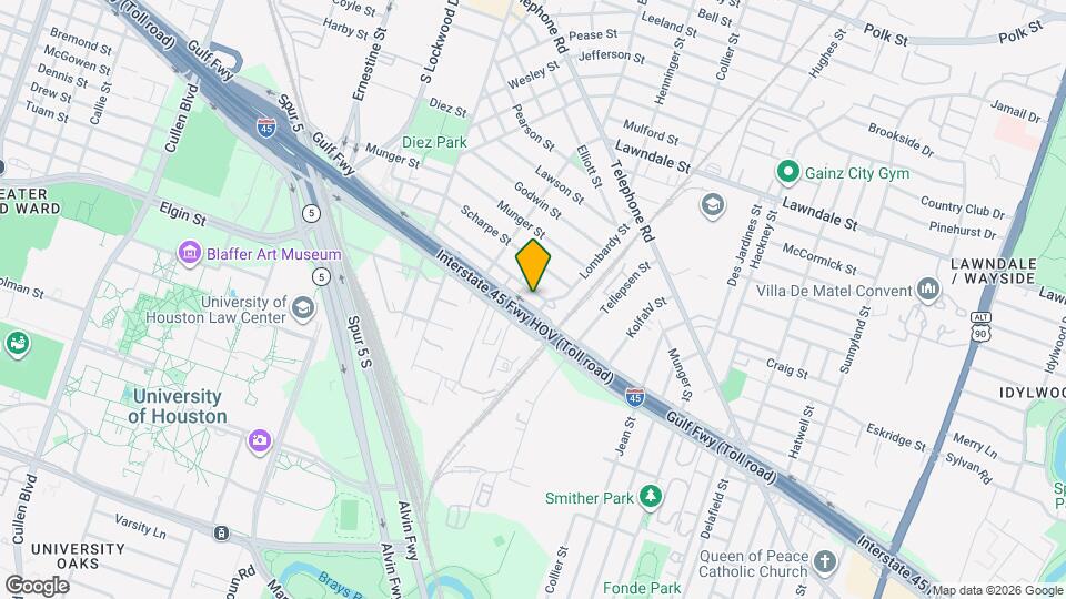 1546 Lombardy St Map and Location Details