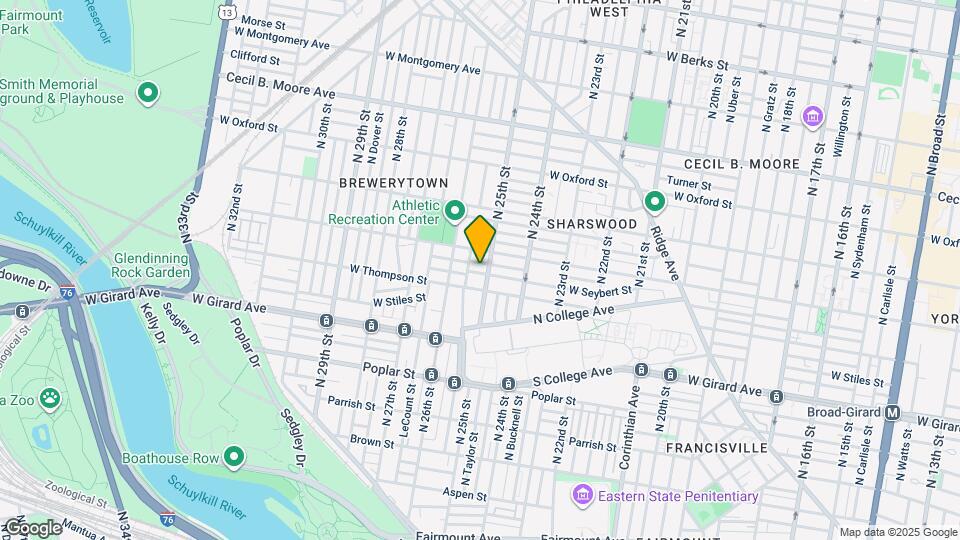 2513 W Seybert St Map and Location Details