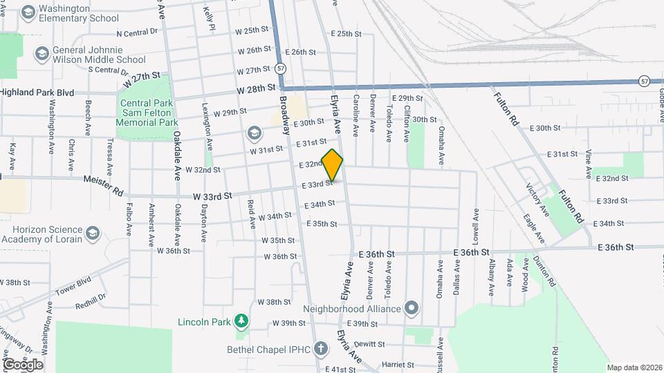 216 E 33rd St Map and Location Details