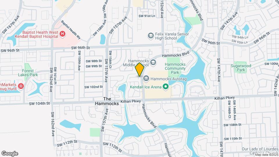 10022 Hammocks Blvd Map and Location Details