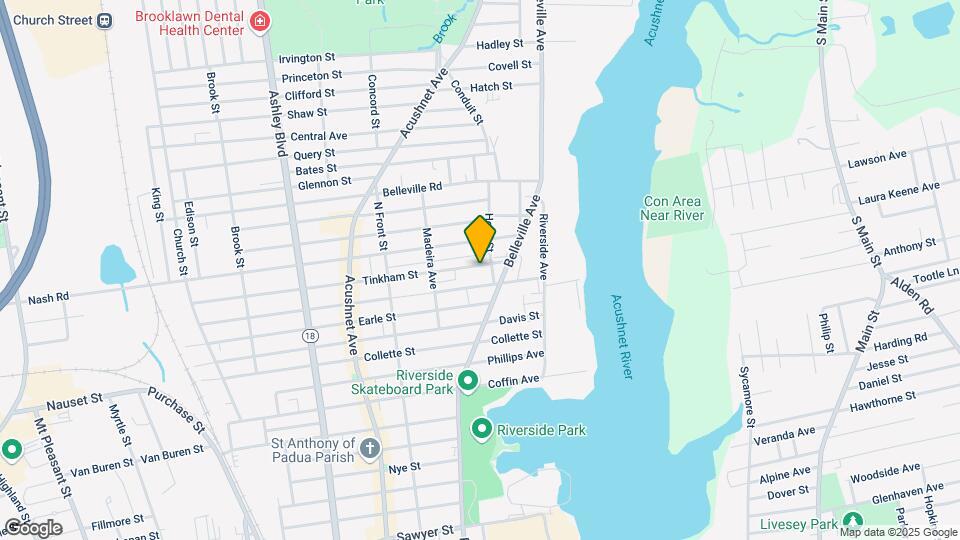 60 Tinkham St Mapa y Detalles de la Ubicación