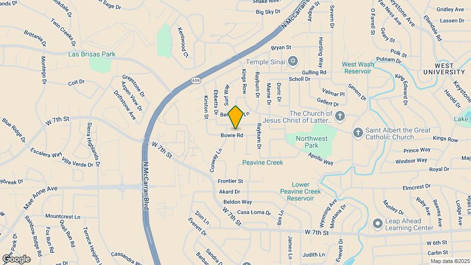 3375 Bowie Rd Map and Location Details