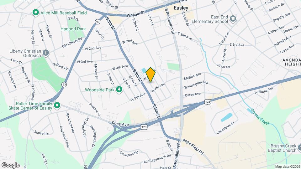 120 S 4th St Map and Location Details