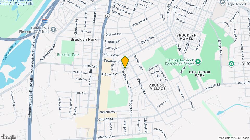 4929 Brookwood Rd Map and Location Details
