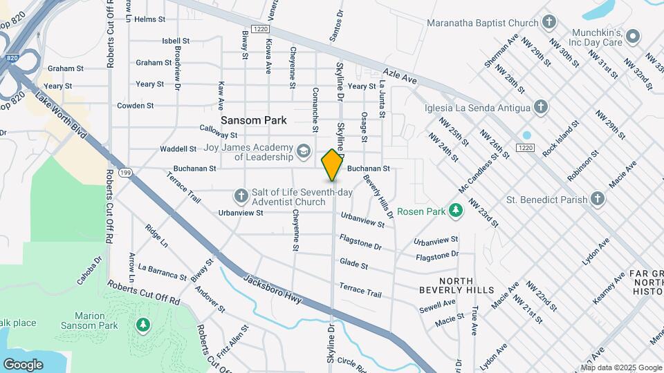 2801 Skyline Dr Map and Location Details