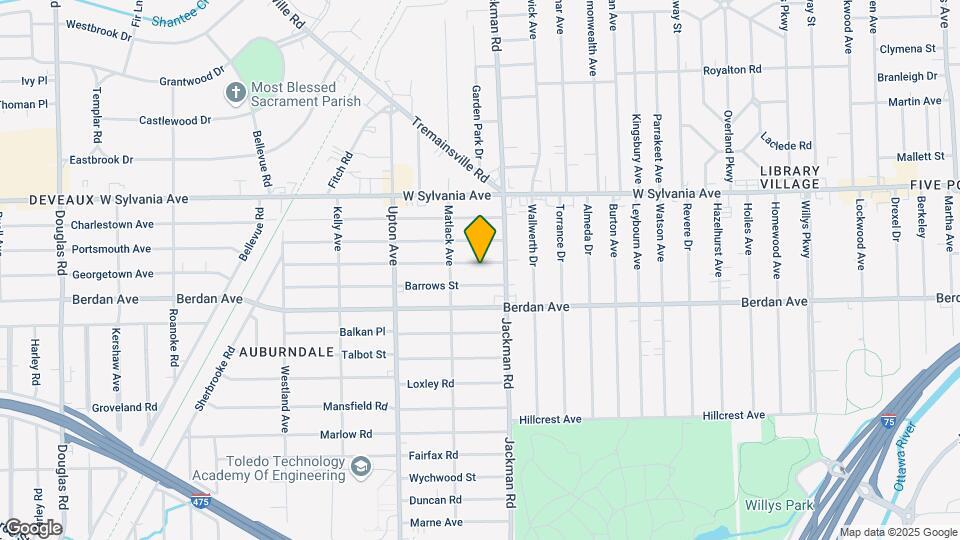 1727 Berkshire Pl Map and Location Details