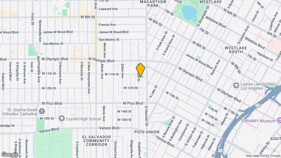 1120 Arapahoe St Map and Location Details