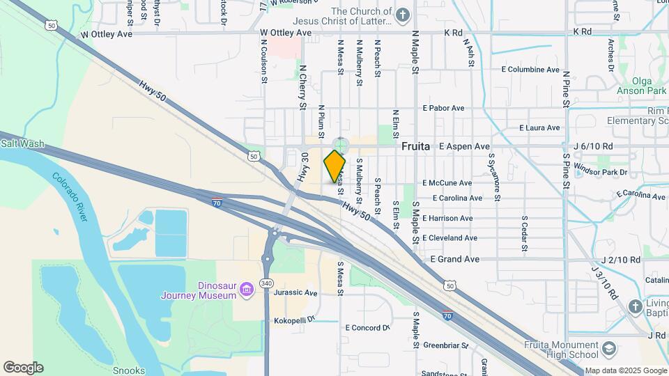 203 S Mesa St, Unit A Map and Location Details