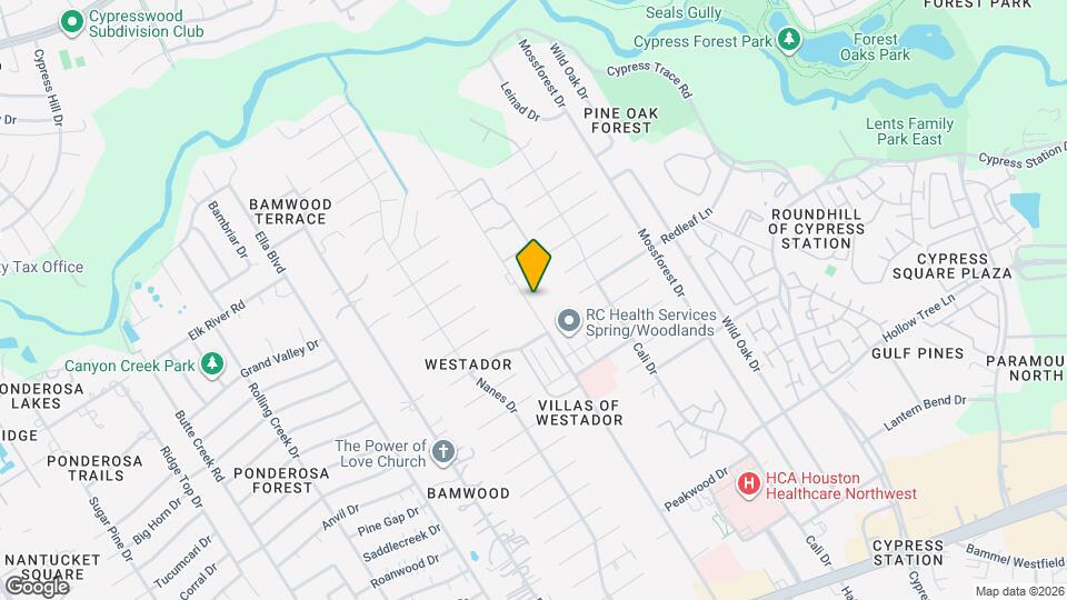 835 Red Oakland Dr Map and Location Details