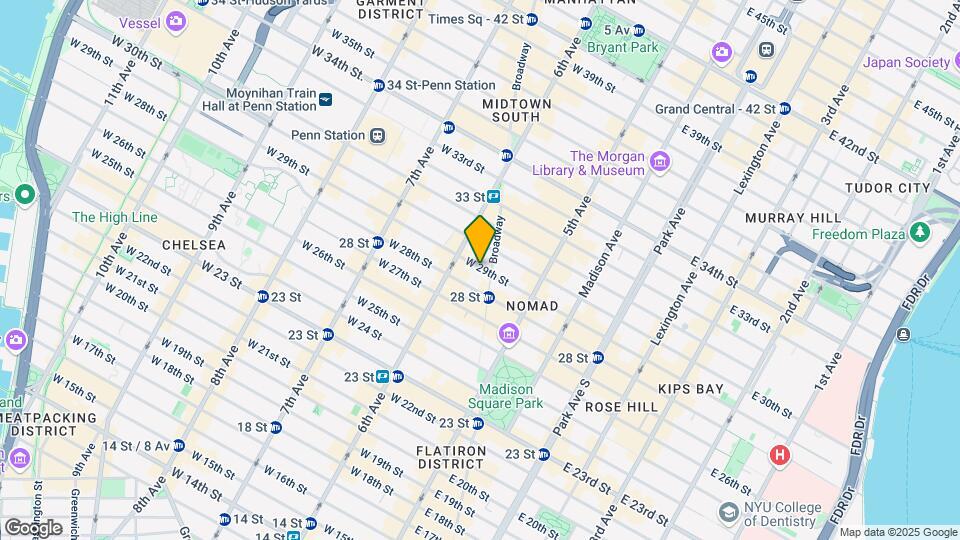50 W 29th St Map and Location Details