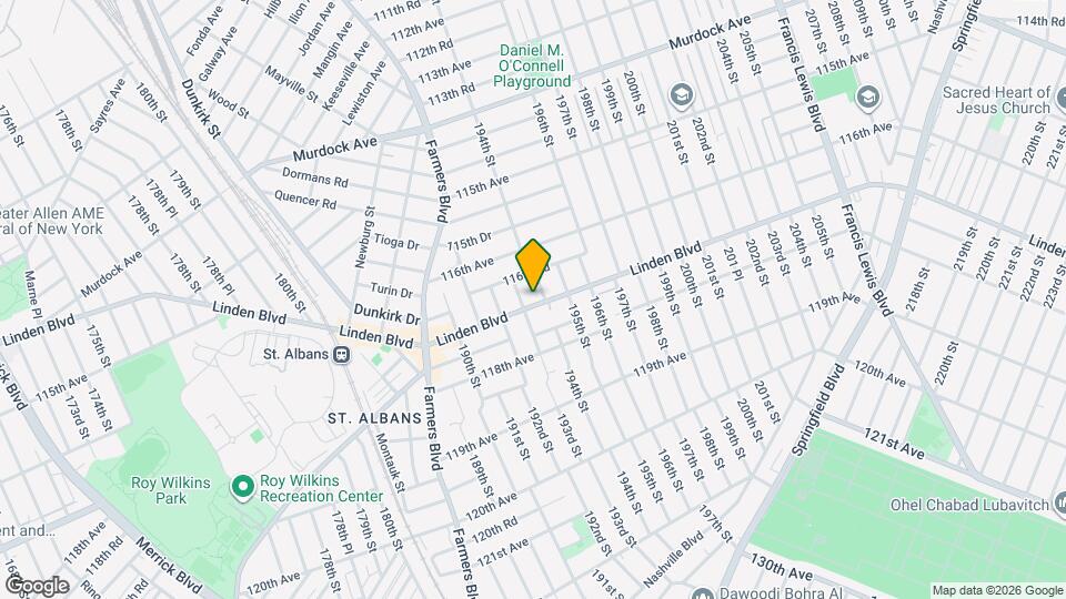 193-11 Linden Blvd Map and Location Details