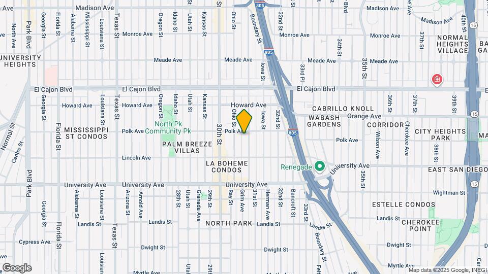 4076 Illinois St, Unit 4 Map and Location Details