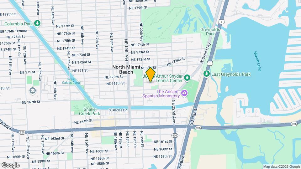 2040 NE 169th St Map and Location Details
