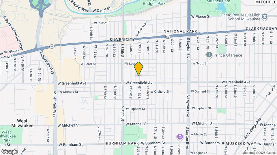 1309 S 33rd St Map and Location Details