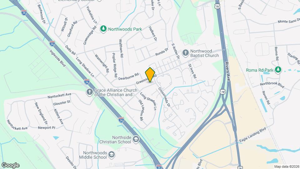 2452 Melville Rd Map and Location Details