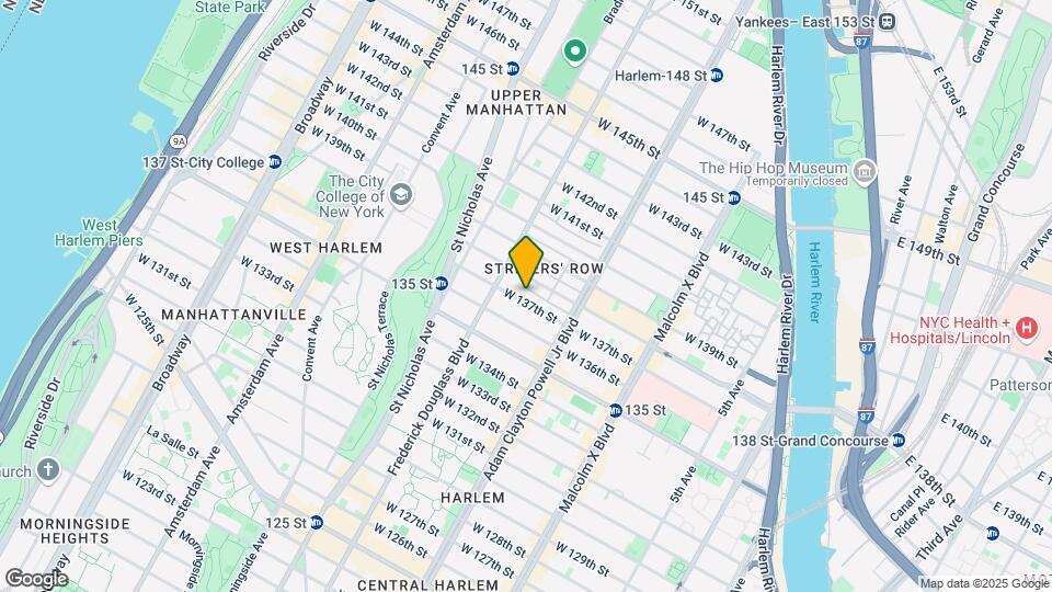 243 W 137th St Mapa y Detalles de la Ubicación