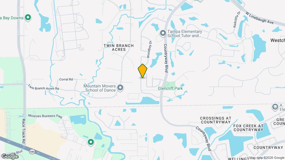 9401 Woodbay Dr Map and Location Details