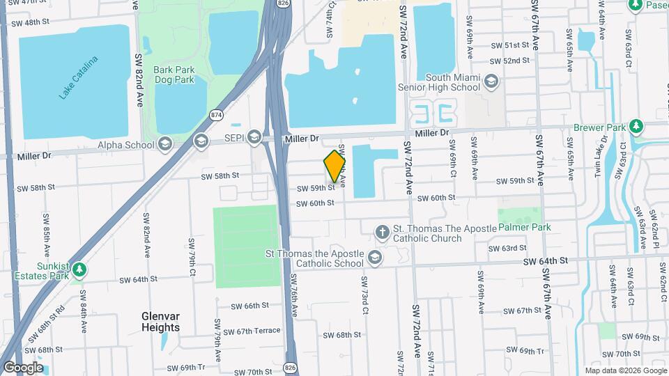 7420 SW 59th St Map and Location Details
