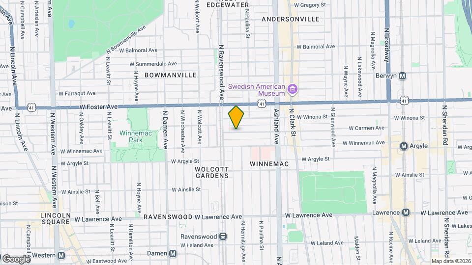 1728 W Carmen Ave Mapa y Detalles de la Ubicación