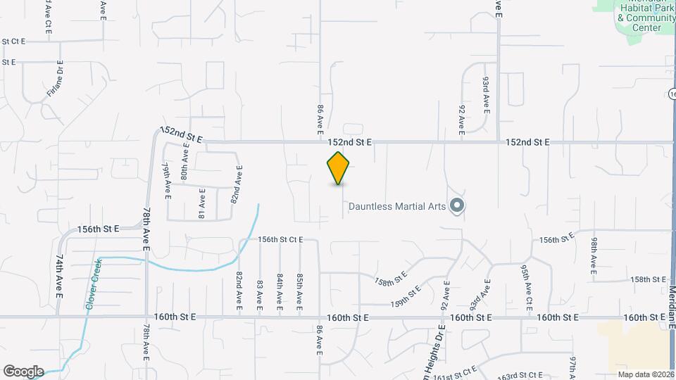 15410 87th Ave E Map and Location Details