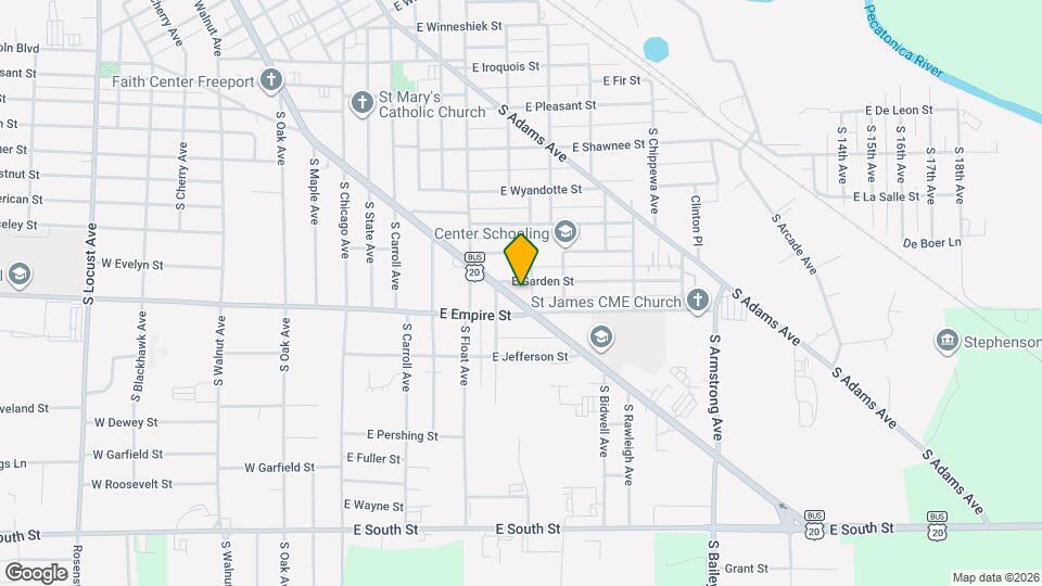 1265 S Galena Ave Map and Location Details