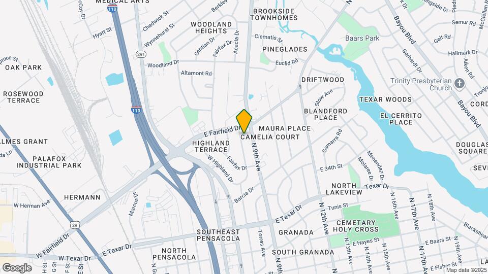 193 E Highland Dr Map and Location Details