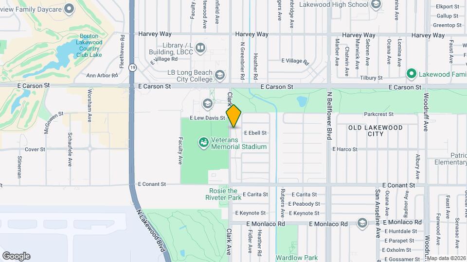 3870 Clark Ave Mapa y Detalles de la Ubicación