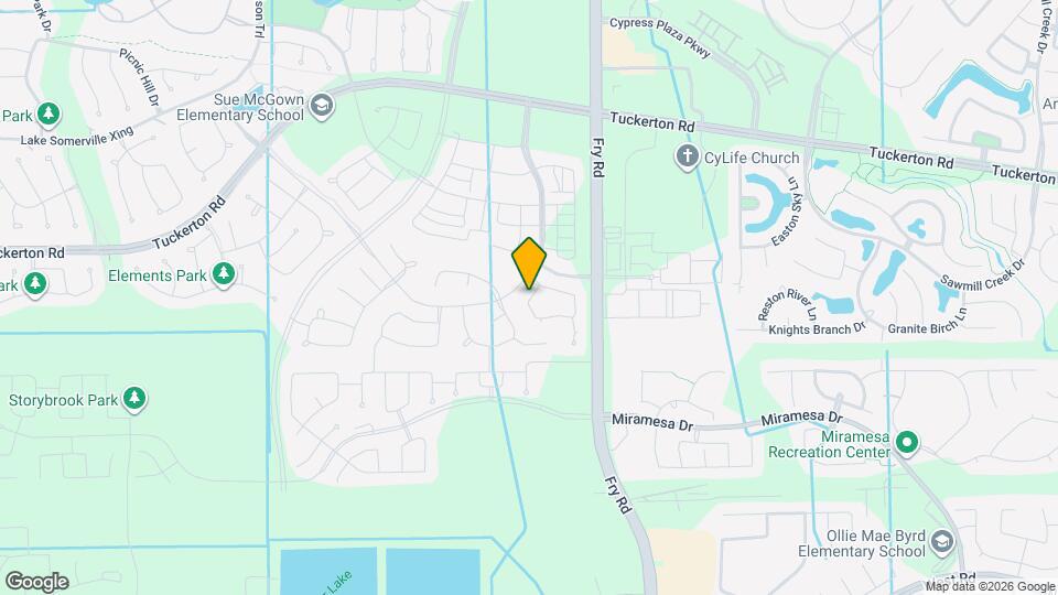 15011 Cane Break Spur Ln Map and Location Details